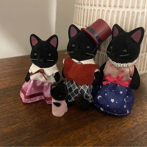 Callico Critter Midnight Cat Family